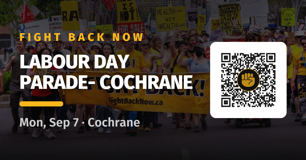 Share card for Labour Day Parade- Cochrane
