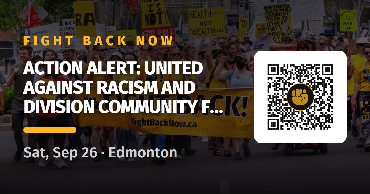Share card for ACTION ALERT: United Against Racism and Division Community Forum