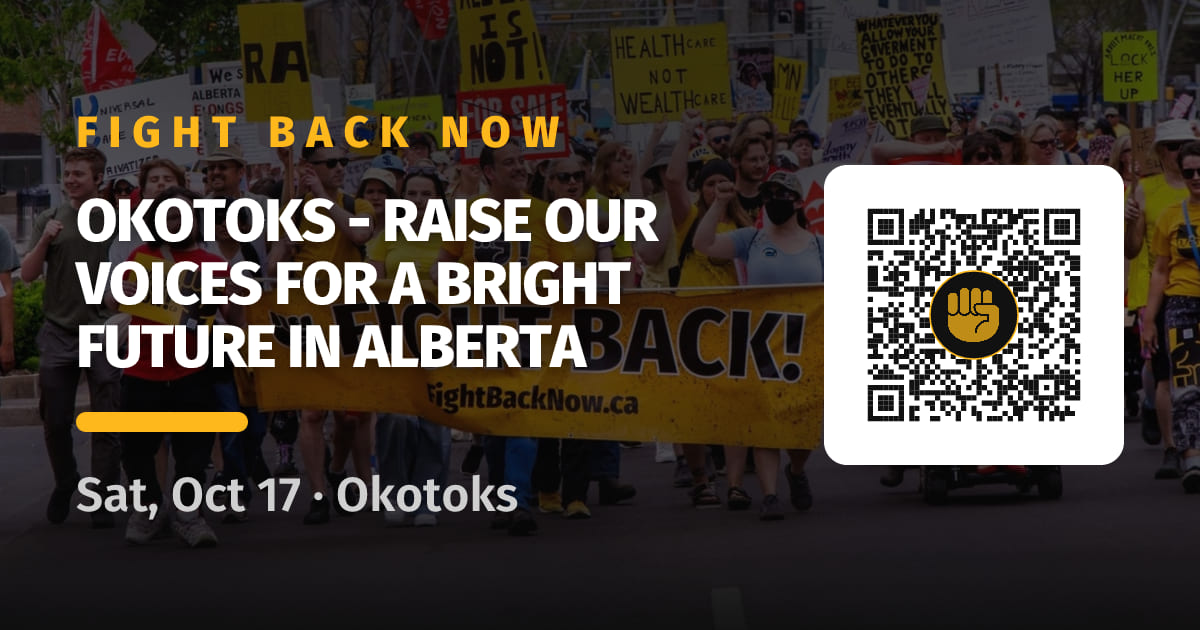 Share card for Okotoks - Raise Our Voices for a Bright Future in Alberta